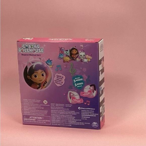 Musical Ears - Pink and White - Picture 2 of 2